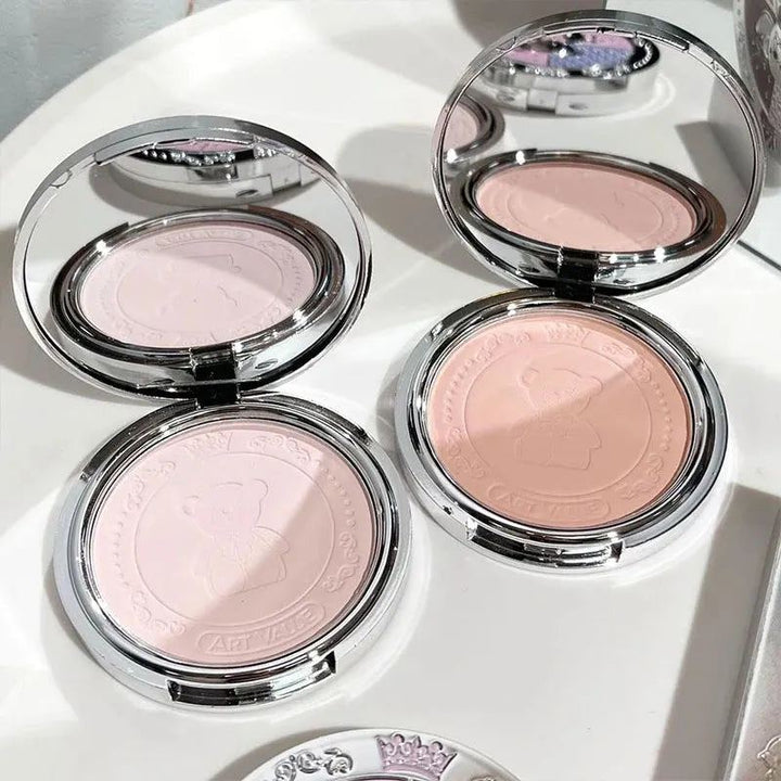 2024 Natural Pink Loose Powder Oil Control Waterproof Mineral Face Pressed Makeup Powder Cosmetic Long Lasting Setting Powder