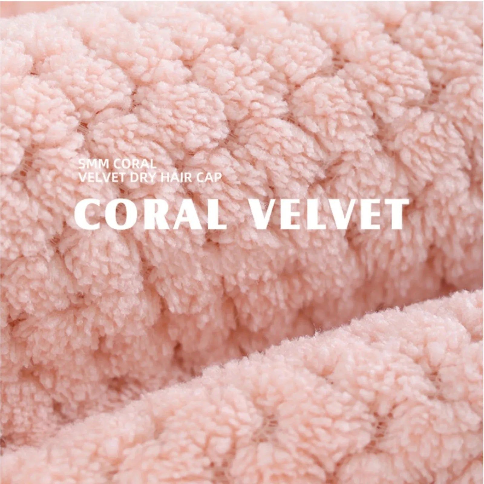 Alileader Microfiber Hair Towel Wrap Super Absorbent Turban Coral Velvet Hair Dry Hat Caps Hair Towels For Women Curly Long Hair
