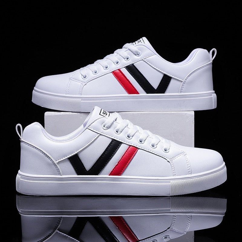 Sneakers Men Casual Tennis Shoes Lightweight Breathable Men Shoes Flat Lace-Up Men - Jointcorp