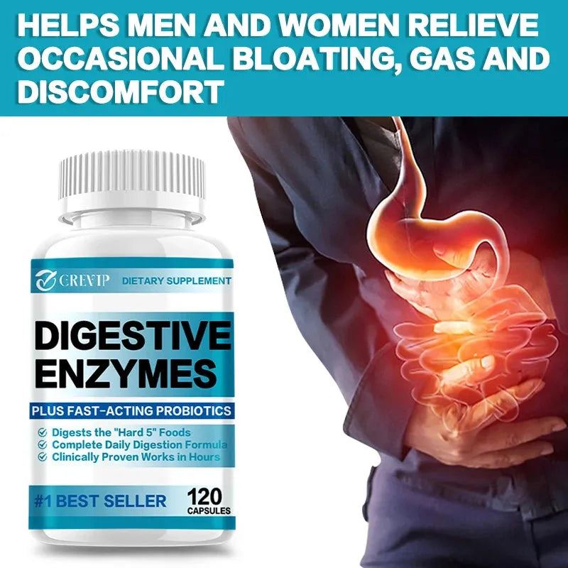 Digestive enzymes - promote intestinal digestion and relieve bloating and constipation
