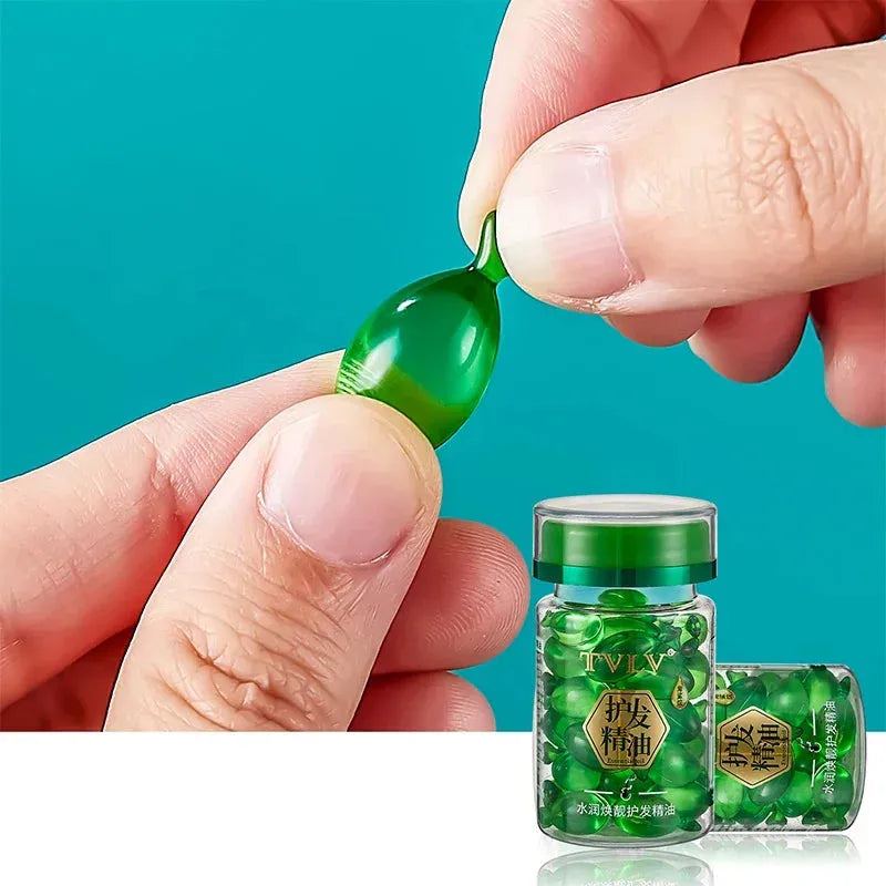 30 Pills Smoothing Silky Hair Vitamin Capsules Repairing Damaged Hair Oil Nourishing Hair Care Essence Products