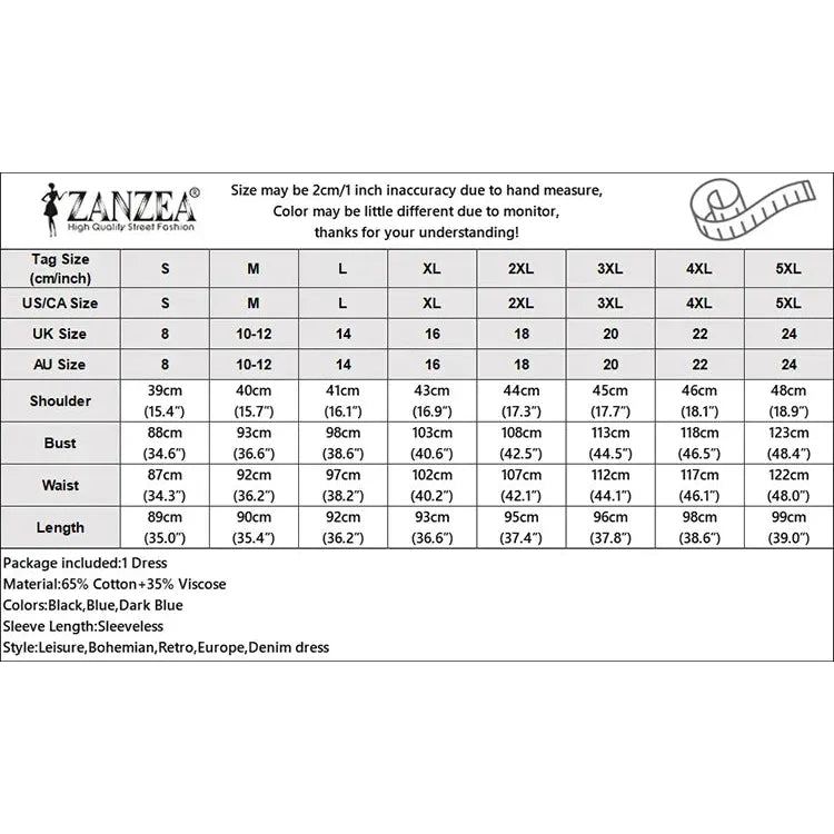 Bohemian Summer Denim Style Sundress 2023 ZANZEA Fashion Women Sleeveless Ruffles Hem Dress Beach Holiday Short Vestido Robes
