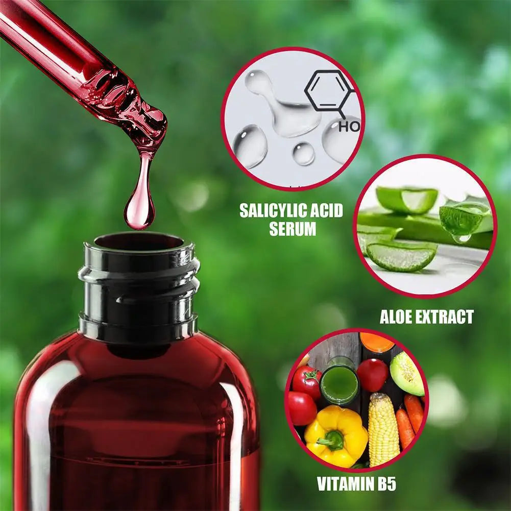 Salicylic Acid Serum Pores Shrinking Essence 30%AHA Product Treatment Moisturizing,exfoliate,Whitening,2%BHA Acne Face Care E6X6