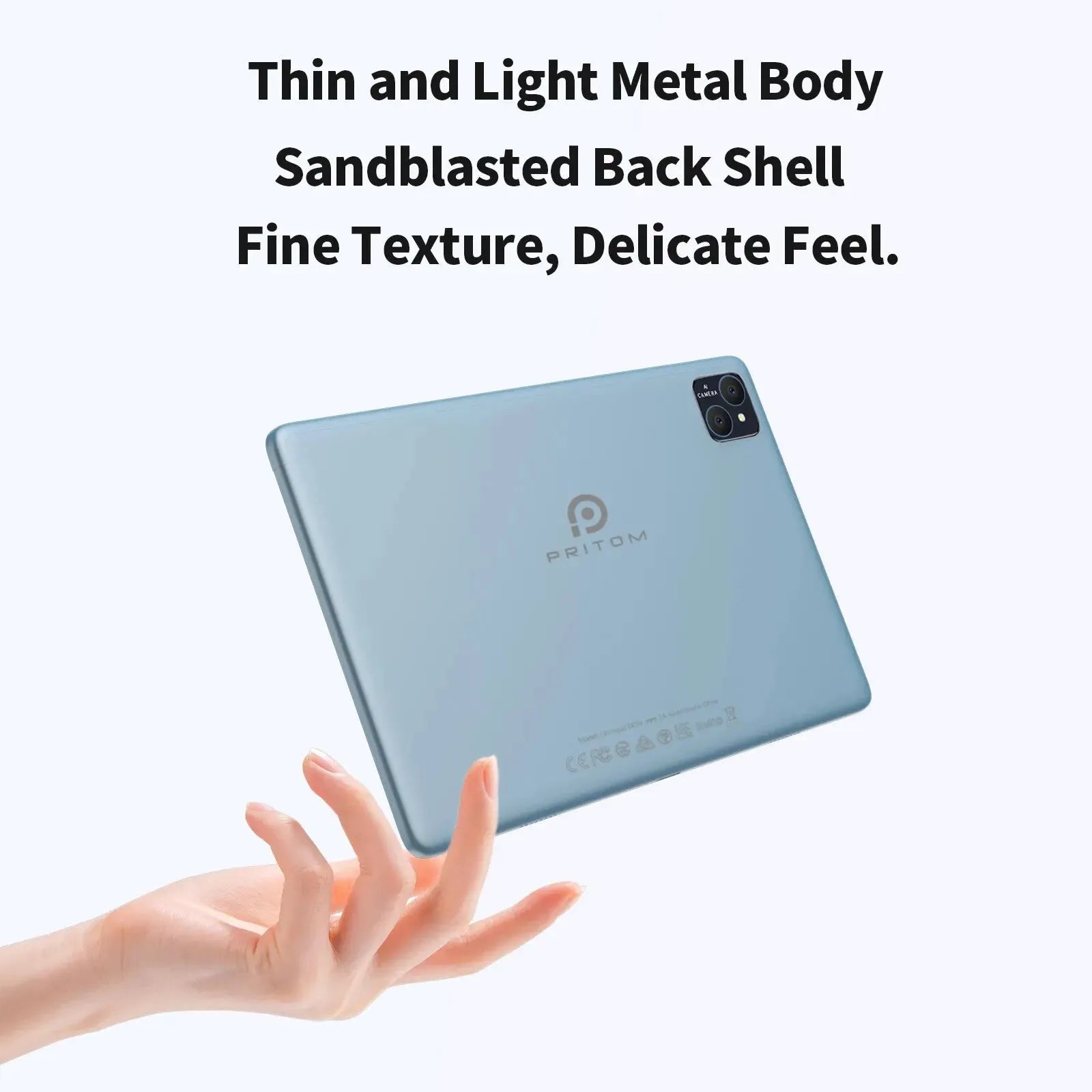 PRITOM TAB11 Android 14 Tablet, 10 Inch, Octa-Core, 5G WiFi6, 128GB, 8