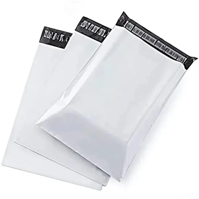INPLUSTOP 50pcs/Lots White Courier Bag