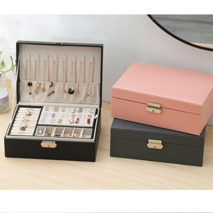 Storage Box For Travel Portable Flip Lid