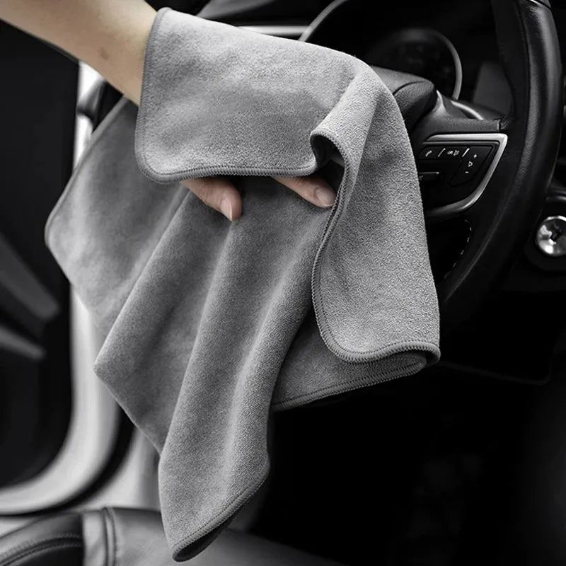 Car Microfiber Cleaning Towel Car Washing Car Styling Accessories For Toyota C-hr Corolla Camry Rav4 Yaris Hilux Prius Avensis