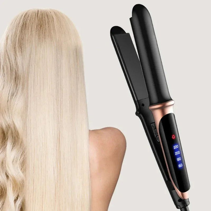 Two In One Professional Straightener Suitable For Wet Or Dry Hair, Iron Curly Hair Straight Hair Iron Smooth Hair Tools