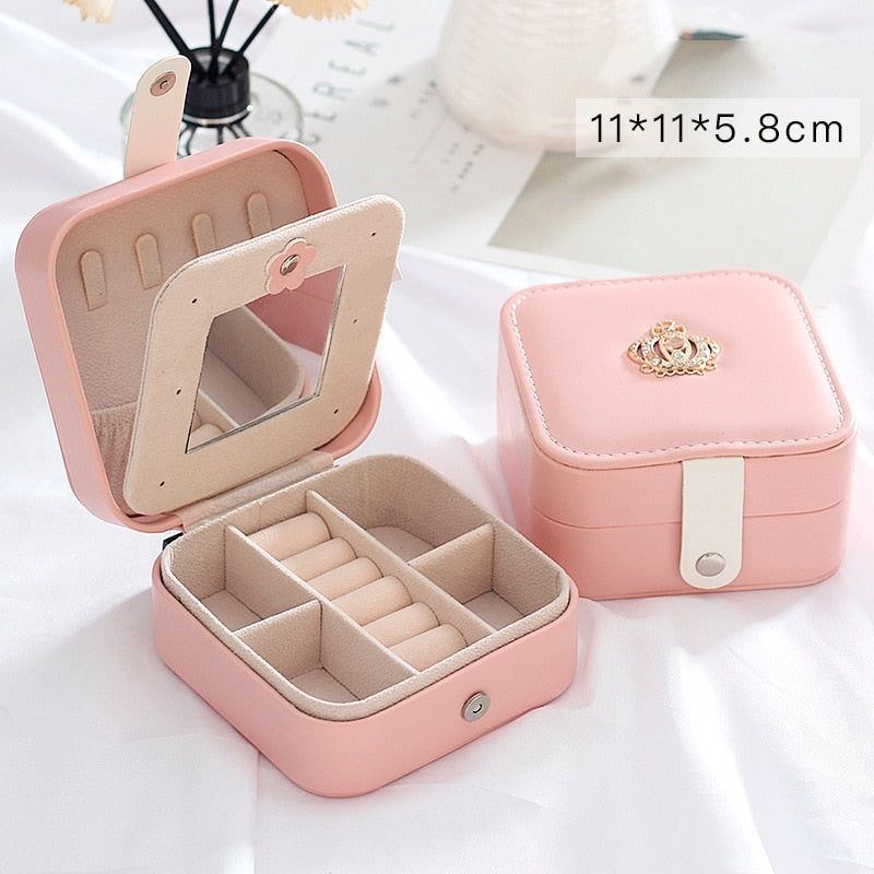 Storage Box For Travel Portable Flip Lid