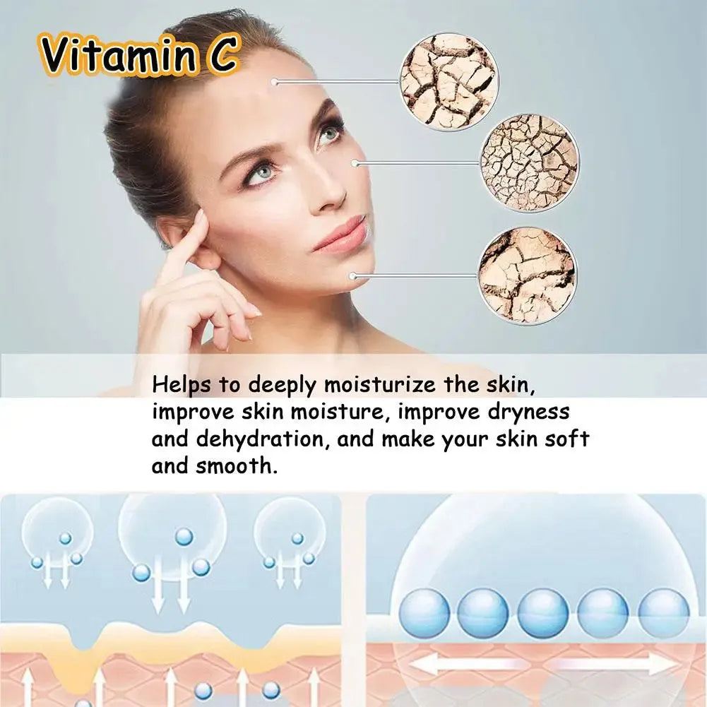 Vitamin C Serum Anti-aging Facial Cream Wrinkle Removal,Hydrating ,Brightening,Blemishing For Face Glowing Skin Care Oil 30ml