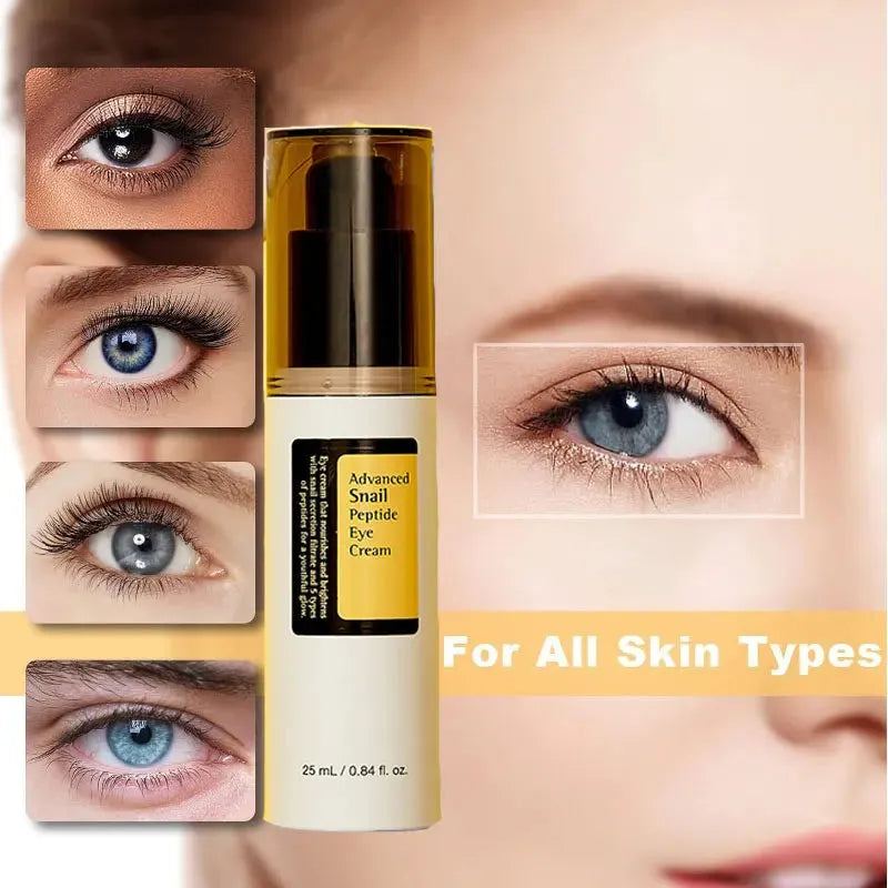 Facial Korean Snail Eye Cream Reduces Dark Circles and Fine Lines Moisturising Anti-Ageing Exfoliating Essence Skin Care