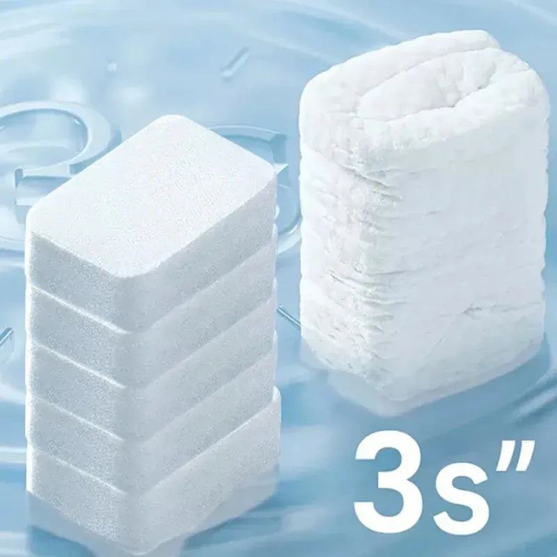 28/7PCS Portable Compressed Towel Disposable Face Washcloth Soft Beauty Cleaning Towel Thickened Cotton Travel Washable Wipes