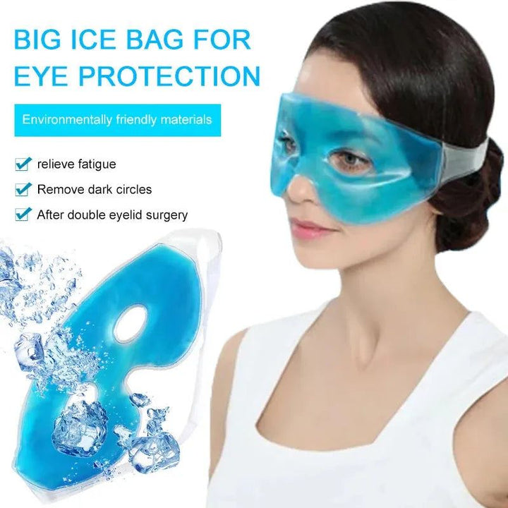 1pcs Ice Eye Mask Gel Reduce Dark Circles Relieve Fatigue Lessen Eyestrain Cooling Reusable Sleeping Eye Gel Patches Mask
