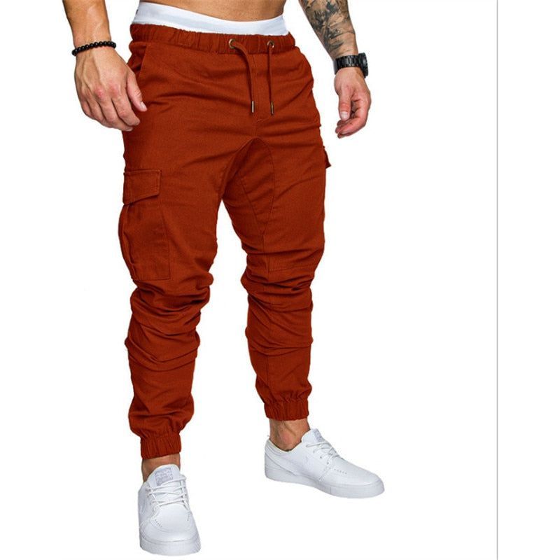 Casual Men Pants Fashion Big Pocket Hip Hop Pants Quality Outwear Sweatpants Soft Mens Joggers Men's Trousers pantalones - Jointcorp