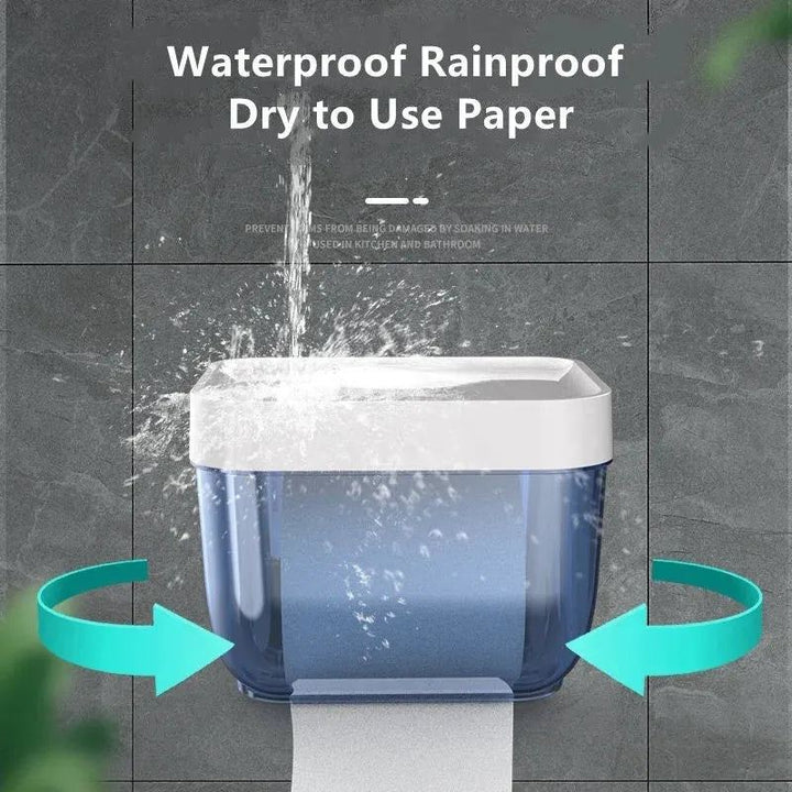 1PC Waterproof Toilet Water Dispenser Toilet Paper Holder Bathroom Tissue Box with Top Storage Table Wall Paper Storage Box