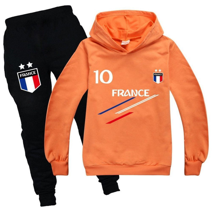 Kids Clothes Baby Boys France Football 10 Tracksuit Tops Pants 2PCS Children Boy Spring Autumn Outfits Girls Sets 2-15 Years - Jointcorp