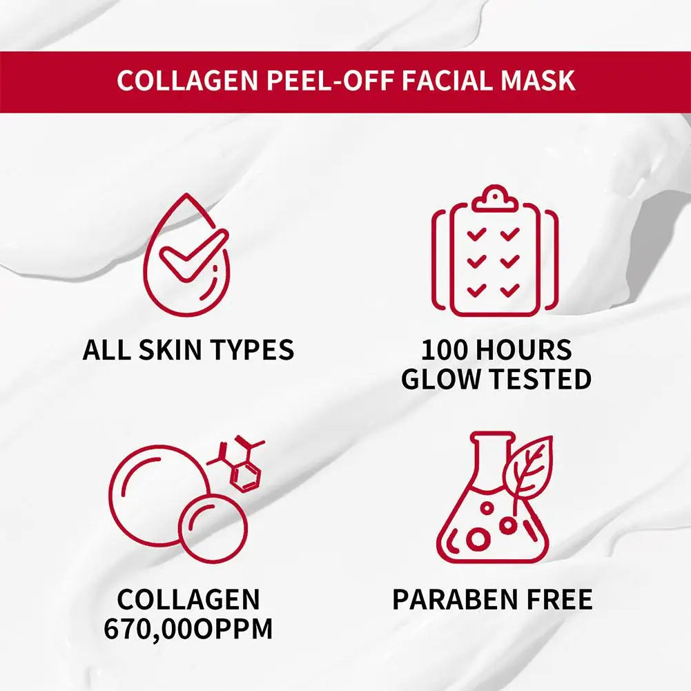 Korean Deep Collagen Mask Overnight Wrapping Peel Off Facial Mask Anti Wrinkle Lifting Skin Care Deeply Hydrate Woman Night Care