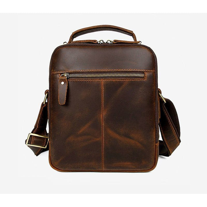 Newsbirds Leather Shoulder Bag Crossbody for Men Cowskin Messenger s Mans Sling Crazy Horse leather day bag - Jointcorp