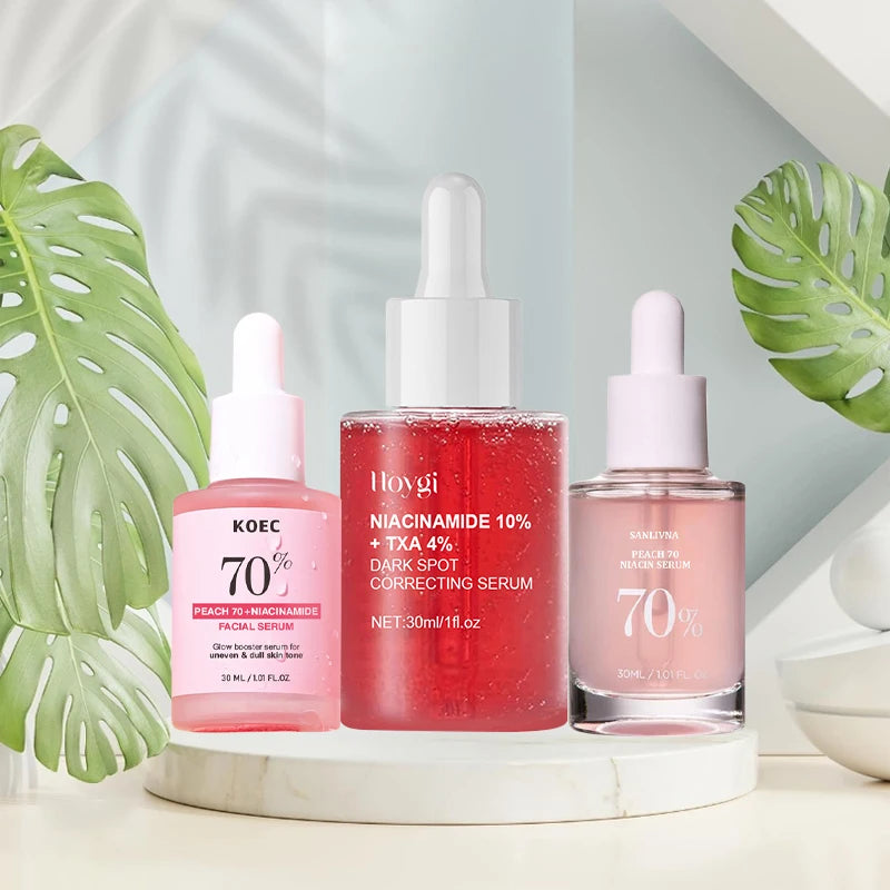 Korean Facial Serum Niacinamide Brighten Skin Rejuvenating Hydrating Whitening Lotion Fade Melasma Fine Lines Skin Care Essence