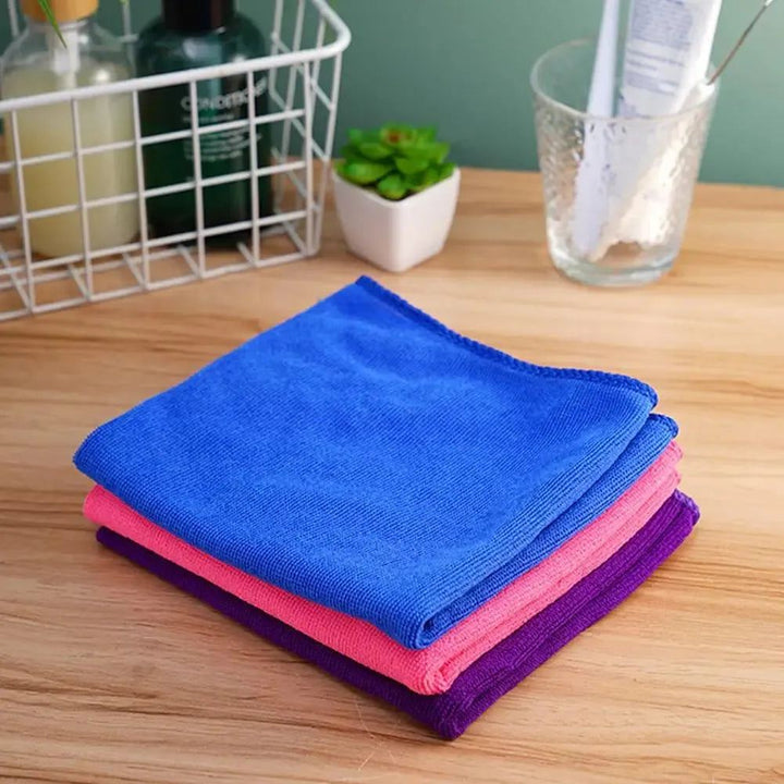 1pc Microfiber Towel  Absorbency Square Towel Quick Drying Soft Towel Comfortable Bath Towel Portable Gym Towel Shower