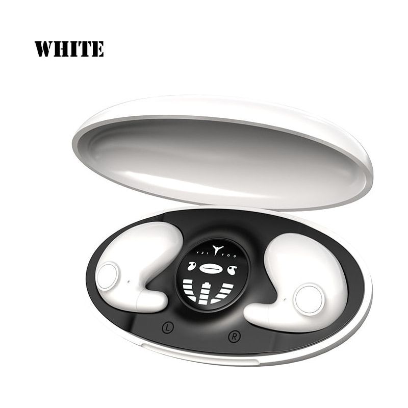 New Sleep Wireless Bluetooth Earbuds Headset With Mic Earphone Mini Earpiece TWS Stereo Headphone Waterproof In-Ear - Jointcorp