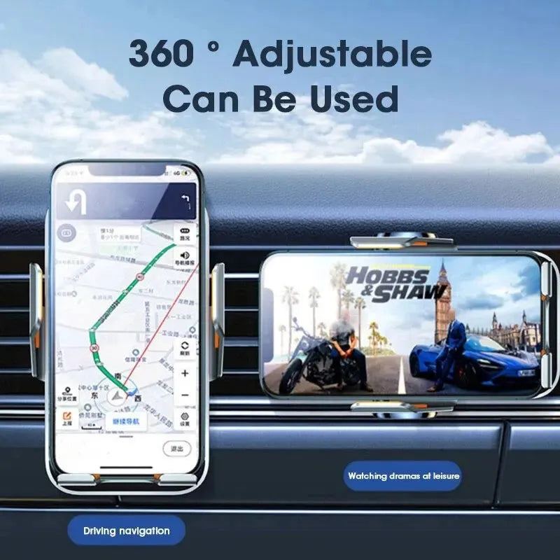 Car Wireless Charger Auto Car Mount Phone Holder