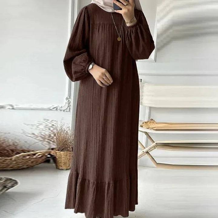Turkey Abaya Mulism Fashion Dresses Long Sleeve Maxi Sundress Abayas For Women Eid Mubarek Robe IsIamic Vestidos Kaftan