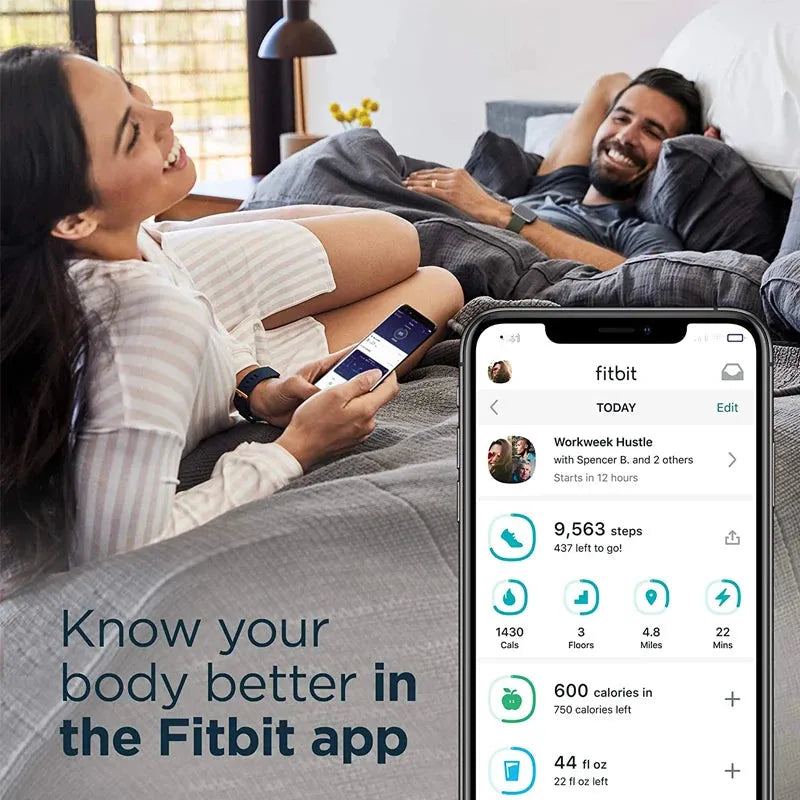 Fitbit Versa 2 Health and Fitness Smartwatch Heart Rate/Music/Alexa Built-In/Sleep Swim Tracking Sport Watch for IOS/Android