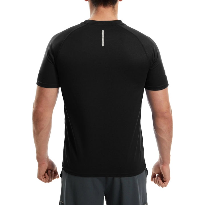 ZengVee 3 Pack Running Shirts Men Dry-Fit Workout Moisture Wicking Active Athletic Sport Tops