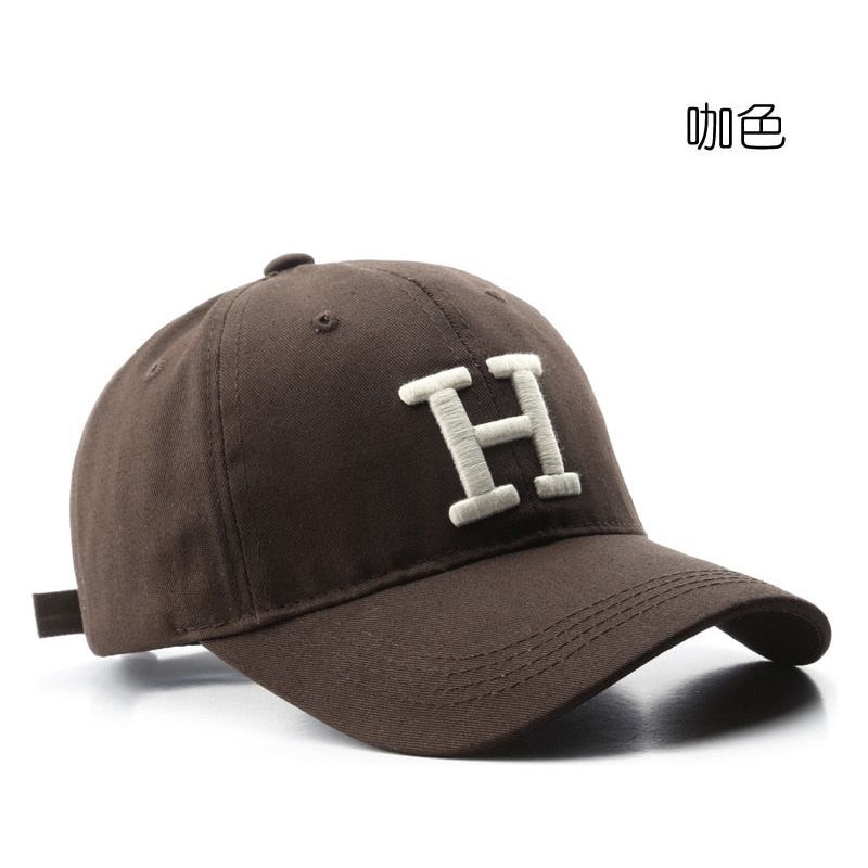 Baseball Cap for Men High Quality - Letter H - Jointcorp