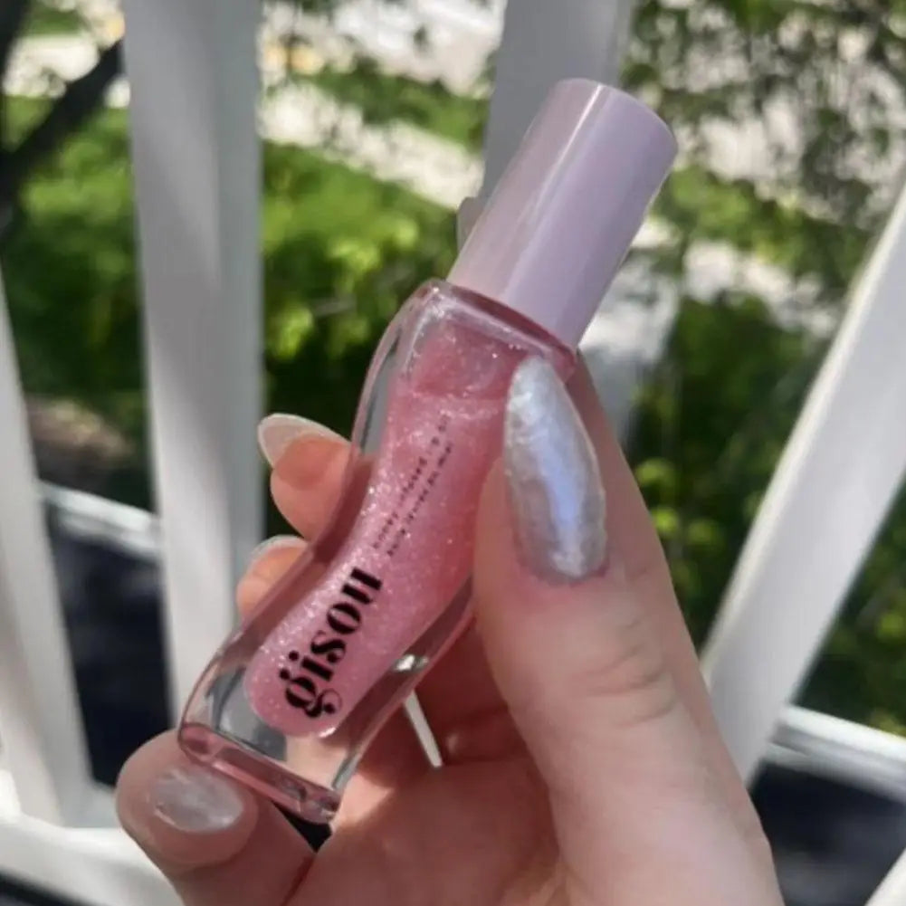Honey Infused Hydrating Lip Oil Nourishing Lip Moisturizer Shine Smooth Clear  Shimmer Lip Oil Lip Care For Women