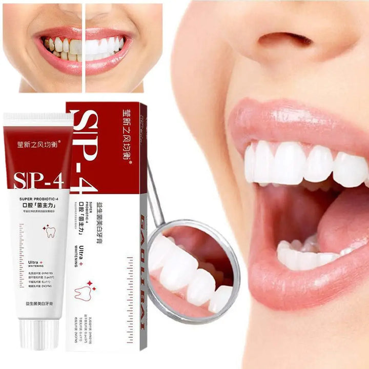 Probiotic Whitening Toothpaste Oral Health Breath Freshener Tteeth Cleaning Brightening Stains Calculus Remover Teeth care
