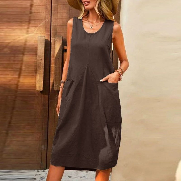 Dresses Office Fashion Female Pockets Loose Shirts Dress Casual Women Vintage dresses - Jointcorp