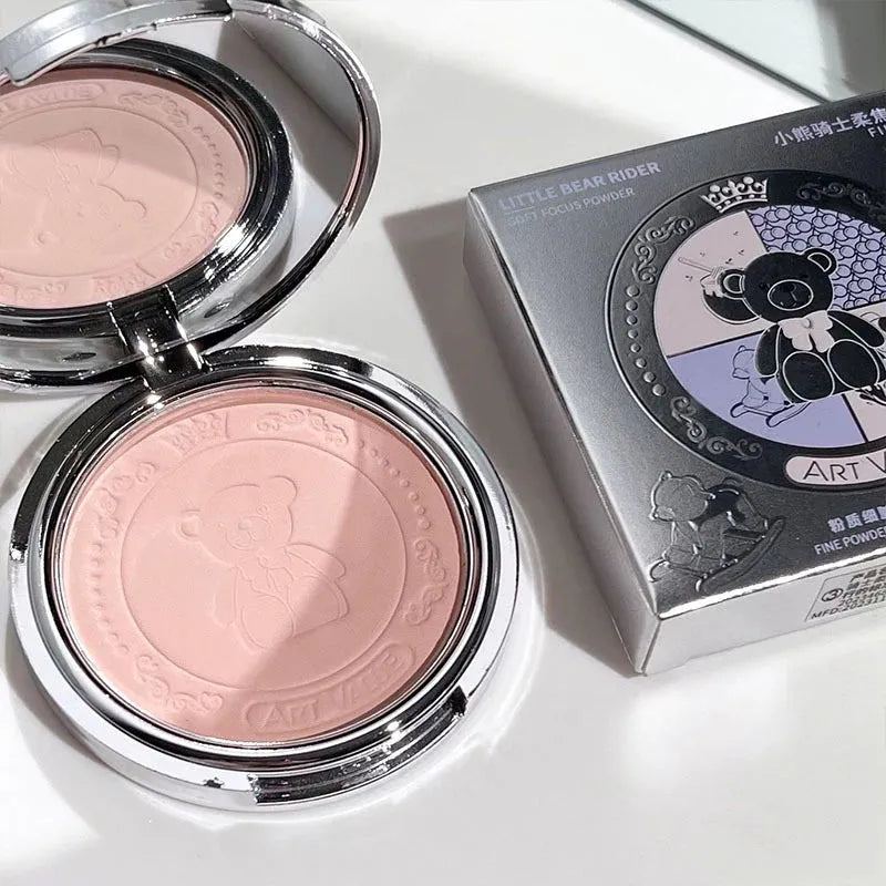 2024 Natural Pink Loose Powder Oil Control Waterproof Mineral Face Pressed Makeup Powder Cosmetic Long Lasting Setting Powder