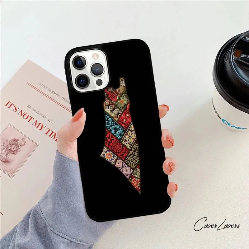 Palestine Flag Map Phone Case For iPhone 14 15 13 12 Mini XR XS Max Cover For Apple iPhone 11 Pro Max 6 8 7 Plus SE2020 Coque