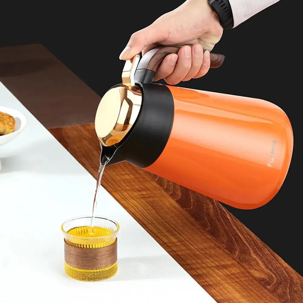 Large Capacity Insulated Cup Braised Tea Pot Household Insulated Water Pot Stainless Steel Insulated Pot Business Insulated Pot