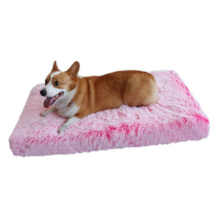 Plush Cat Beds Dog Bed Mat  Removable for Cleaning Puppy Cushion Super Soft Claming Dog Beds Pet Bed for Small Medium Large Dogs - Jointcorp