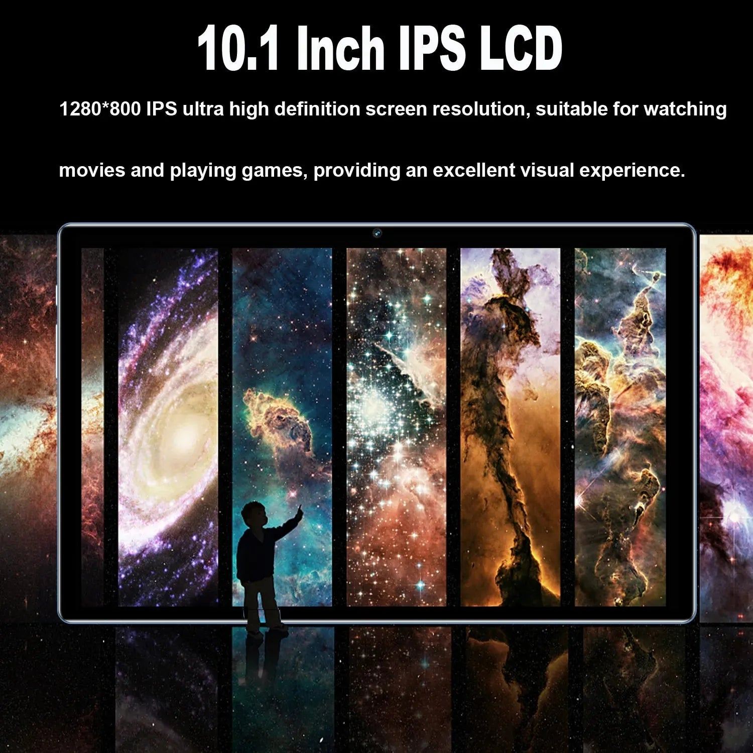 Sauenaneo 2024 New Original 10.1-inch Android Tablet 4GB RAM 64 ROM Supports 3G Call 5GWIFI Portable PC Tablet 5000mAh Android11