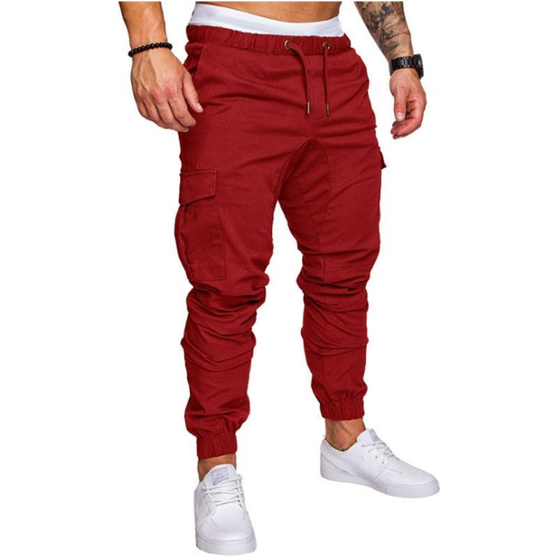 Casual Men Pants Fashion Big Pocket Hip Hop Pants Quality Outwear Sweatpants Soft Mens Joggers Men's Trousers pantalones - Jointcorp