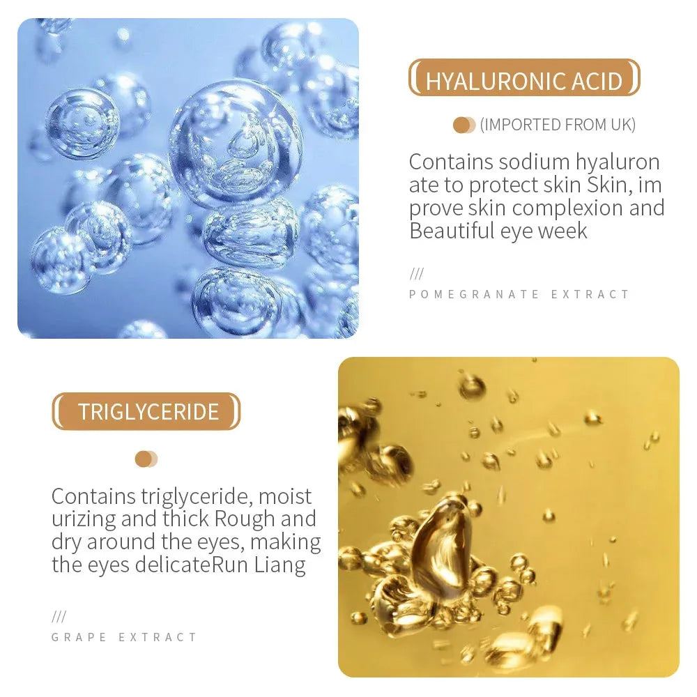 BIOAQUA White Rice Eye Cream Lighting Eyes Firming Eye Creams Anti Dark Circle Puffiness Moisturizing Eyes Skin Care
