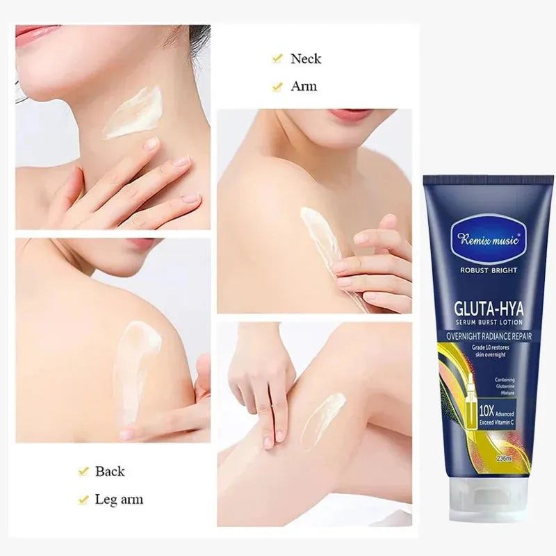 Natural Deep Moisturizing Body Lotion Antioxidant Glow Repair Hydrating Body Lotion With Niacinamide Exfoliator