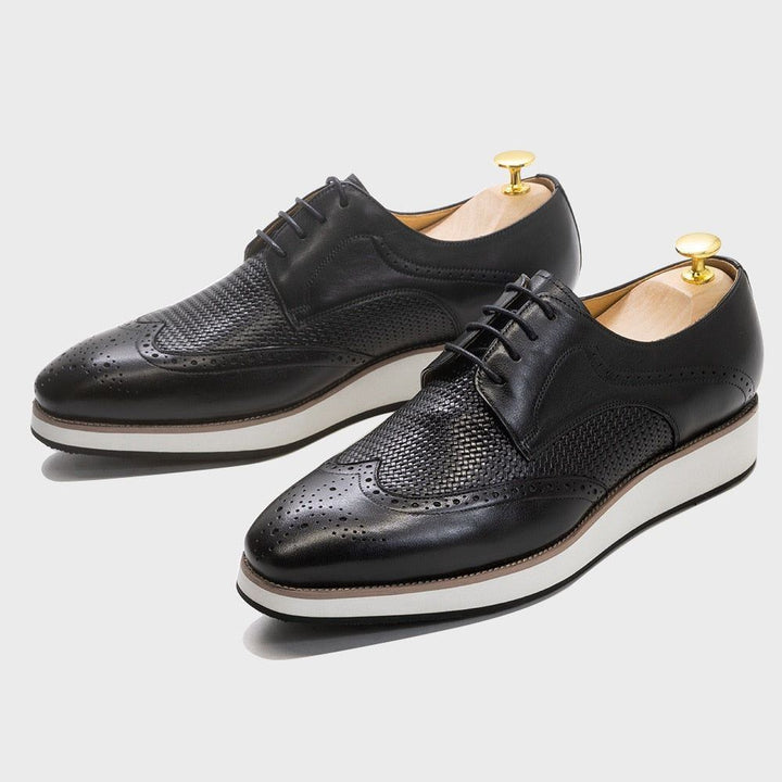 Classic Casual Business Genuine Leather Sneakers - Jointcorp