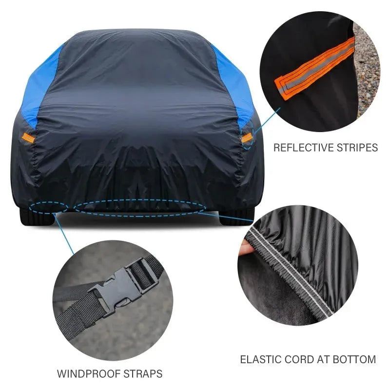 Exterior Car Cover Universal Waterproof Dustproof UV Protection Car Protective Cover for Hatchback Sedan SUV Full Car Covers