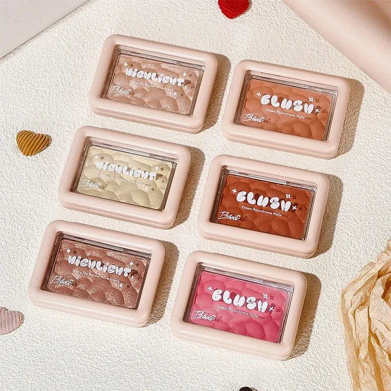 10 Colors High Gloss Powder for Contour Decoration, Three-Dimensional Appearance, Glitter, Nose Shadow, Women Makeup Cosmetics