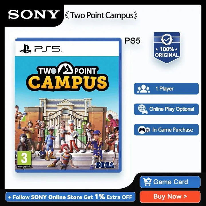 Sony PlayStation 5 Game-Two Point Campus- PS5 Game Deals for Platform PlayStation5