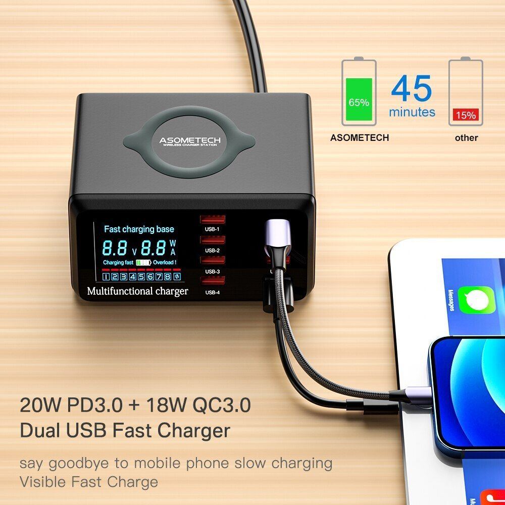Digital Display Screen Quick Charge