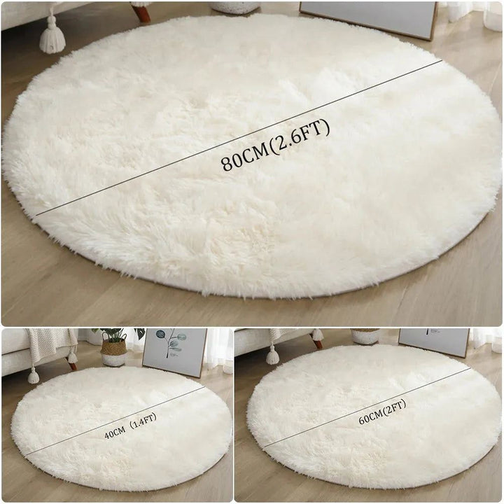 Anti-Slip Carpet Modern Home Decor Plush Large Shaggy Rug Mats Sofa Living Bedroom Bedside Mat Balcony Carpets Free Ship