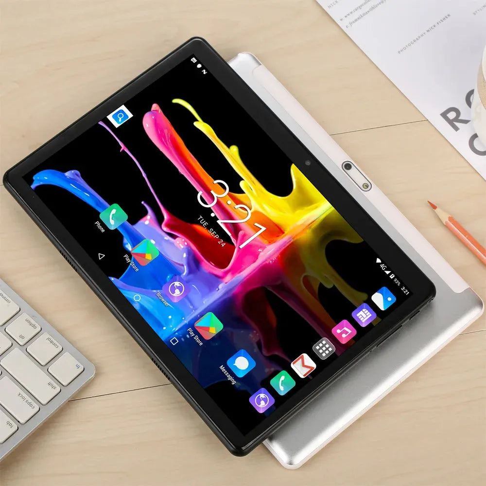 New Global Version 10.1 Inch Tablets Google Play Dual Cameras Octa Core Wifi Dual SIM 3G Phone Call Tablet Pc 4GB RAM 64GB ROM