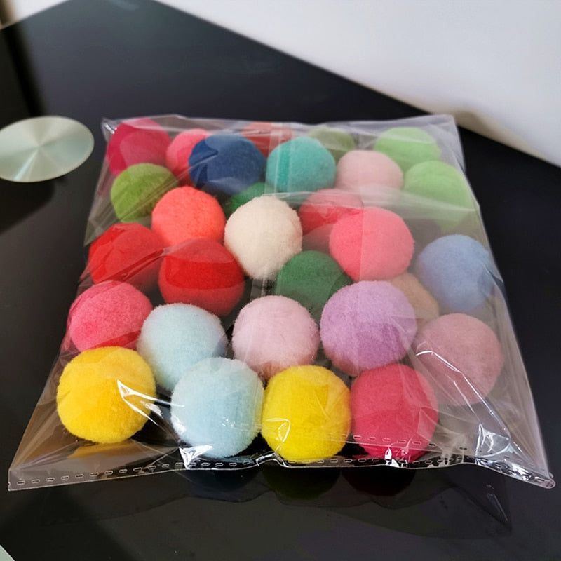 Cat Dog Toy Plush Balls Kitten Toys Interactive Play Ball - Jointcorp