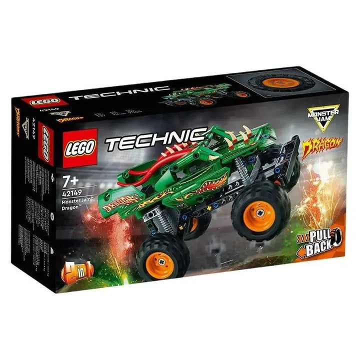 LEGO 42149 Mechanical Group Monster Jam Flame Flying Dragon Male And Female Puzzle Assembly Block Gift